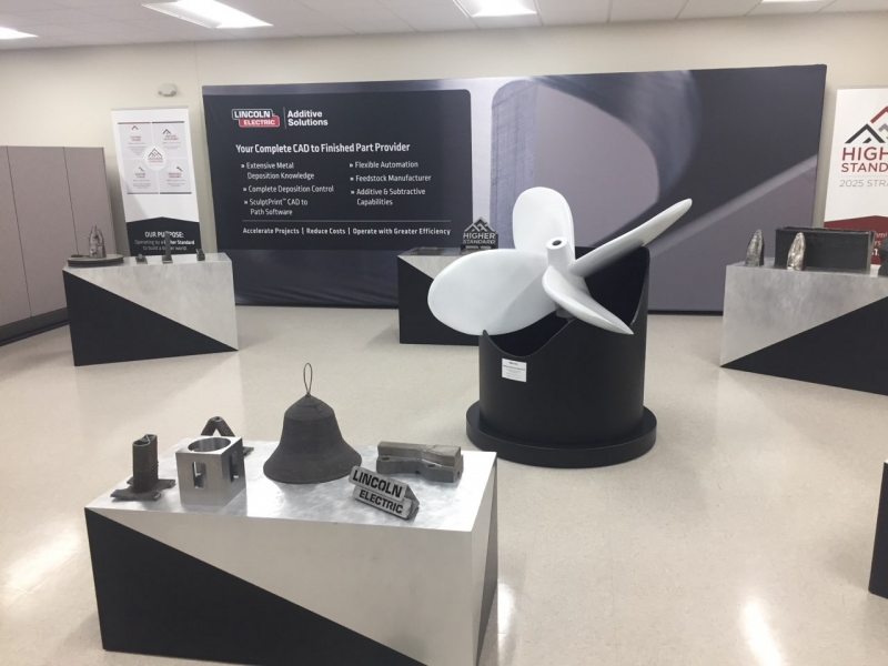 Mayor and Team visit Lincoln Electric Additive Solutions Euclid Observer